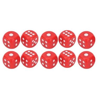 Imagem de Conjunto de dados WOOXGEHM de 6 lados, acrílico de 25 mm para jogos de