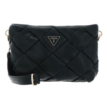 Imagem de GUESS Zaina Bolsa transversal com zíper na parte superior, floresta, Floresta, One Size