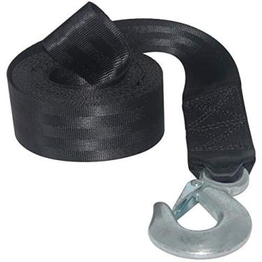 Imagem de AC-DK Correia de guincho de reboque de barco 5 cm x 20' com gancho de segurança, costura dupla em ambas as extremidades para barco grande, reboque, corredor de ondas, reboque, equipamento pesado,