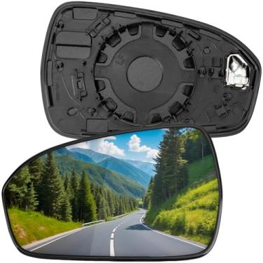Imagem de LOIYLLEN Substituição do espelho lateral do motorista para Ford Fusion 2016 2017 2018 2019 2020 2021 - Vidro do espelho do lado esquerdo, vidro dos espelhos retrovisores com ponto cego