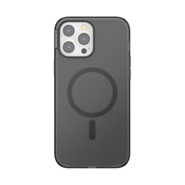 Imagem de PopSockets Capa para iPhone 13 Pro Max compatível com MagSafe, capa de celular para iPhone 13 Pro Max, compatível com carregamento sem fio - preto translúcido