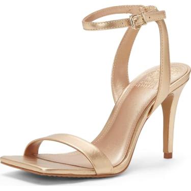 Imagem de Vince Camuto Sandália feminina de salto Saprenda, Ouro egípcio, 40