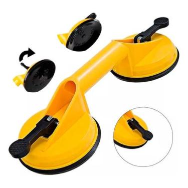 Imagem de Par Ventosa Dupla Super Fixação 80kg P/porcelanatos E Vidros - Startoo