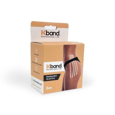 Imagem de Bandagem Elástica Adesiva Kband 5.0cm x 6m, Bege