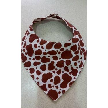 Imagem de Babador Bandana Impermeavel kit com 3 - Socela Baby, vaquinha