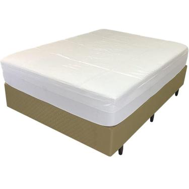 Imagem de Pillow Top Viúva Espuma Soft 5cm Capa Removível 128x188cm Branco
