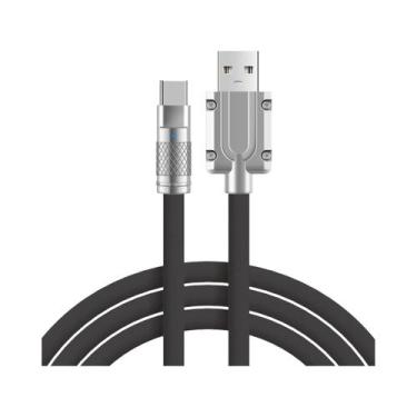 Imagem de Cabo USB Tipo-C De Silicone Líquido Super Rápido De 120W 6A Para Xiaom