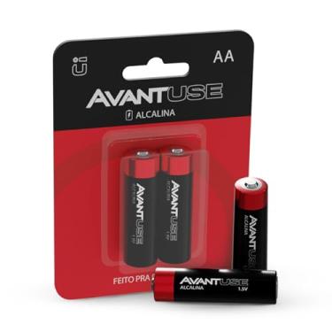 Imagem de Avant Use Kit 2 Pilhas Alcalinas AA 1.5V - Longa Duração, Antivazamento, para Controle Remoto, Brinquedos e Câmeras