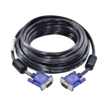 Imagem de Cabo Vga 20m Monitor Lcd Pc Tv Projetor 20 Metros Blindado