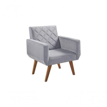 Imagem de Poltrona 1 Lugar Anabelle Cinza