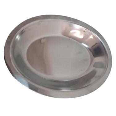 Imagem de Travessa De Servir Inox 30Cm Elegância E Durabilidade