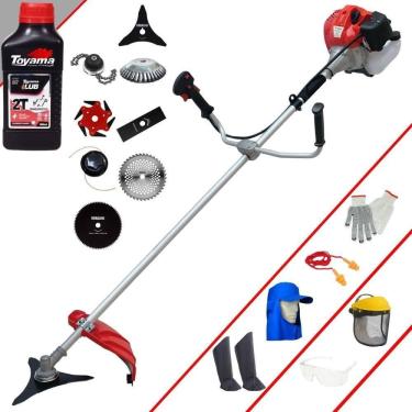 Imagem de Roçadeira Cg430p Anmax + Facas + Escova + Epi + Óleo Toyama