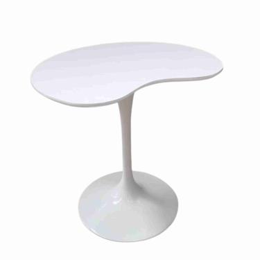 Imagem de Mesa De Jantar Tulipa Saarinen Organica Malu 90cm Laca Branca