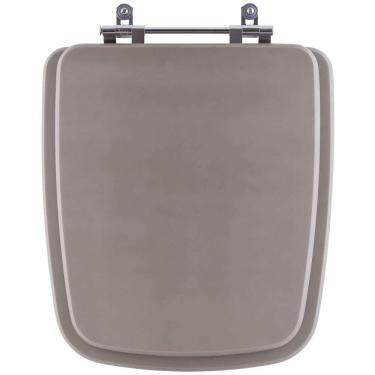 Imagem de Assento Sanitário Poliester Boss Gris Cinza Fosco Para Vaso Incepa
