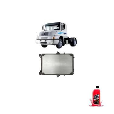 Imagem de Kit Radiador MB 1634/1938/2638 OM447/457LA + Aditivo Paraflu Rosa 1litro