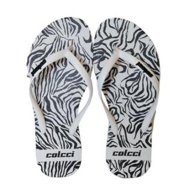 Imagem de Chinelo Colcci Feminino Print Color Branco-Feminino