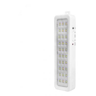 Imagem de Luminária De Emergência Recarregavel Com 30 Leds Bivolt