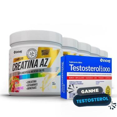 Imagem de Kit 05 Creatina AZ - Inove Nutrition - Ganhe 1 Testosterol-Masculino
