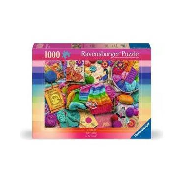 Imagem de Puzzle 1000 Peças Tricô e Crochê Ravensburger 12001080