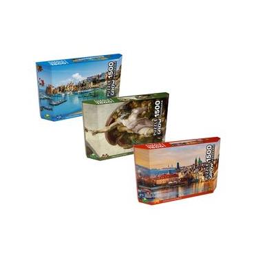 Imagem de Combo Quebra-cabeças Panorama 1500 Peças