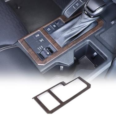 Imagem de LLKUANG Moldura de painel de mudança de marchas para carro compatível com Toyota Land Cruiser 250 Prado J250 LC250 2024 2025 2026 ABS console central painel de mudança de marchas acessórios interiores