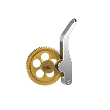 Imagem de Engrenagem de dentes retos em aço endurecido com nanorrevestimento RNC Panda Claw - Atualização de alta precisão, compatível com a impressora 3D BambuLab P1 X1 A1.(For A1 Series)