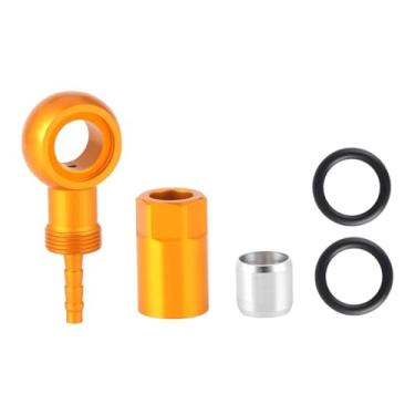 Imagem de menolana Conexão Banjo para Freio Hidráulico de Bicicleta, Manga Oliva para Mangueira de Freio a Disco, Kit de Conexão Banjo para Mangueira Hidráulica para, Ouro