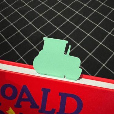 Imagem de Marcador Pagina Livro Caderno TRATOR BOOKMARK Criativo Leitura Diverti