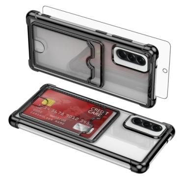 Imagem de Asuwish Capa de celular para celular Samsung Galaxy A26 5G com protetor de tela de vidro temperado e resistente à prova de choque híbrido suporte de cartão rígido acessórios A 26 26A LTE mulheres