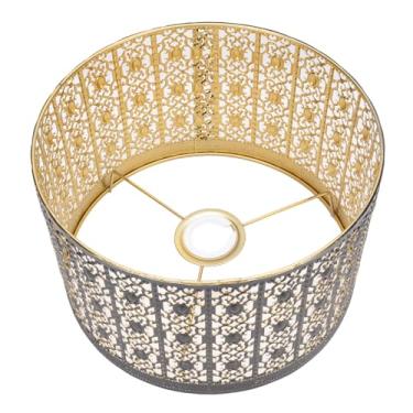 Imagem de ZAWELIYO Abajur de Metal Com Alta Transmitância de Luz, Abajur de Ferro Oco para Lâmpadas E14 E27, Capa de Lâmpada de Mesa Decorativa Moderna, Decoração de Estúdio para Sala de Estar