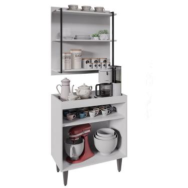 Imagem de Painel Organizador 3 Prateleiras Clara - Ssx Multicoisas Branco