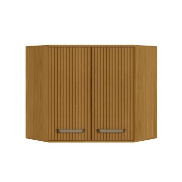 Imagem de Armário De Canto 80cm 2 Portas Criare - Ssx Multicoisas Freijo-ripado