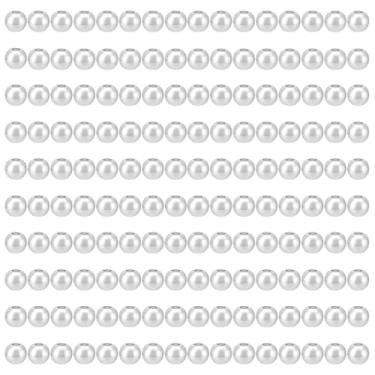 Imagem de PH PandaHall 160 peças de contas espaçadoras redondas de prata 3,5 mm 925 contas lisas banhadas a prata, grande furo espaçador para colar em camadas, pulseira, brinco, fabricação de joias, orifício
