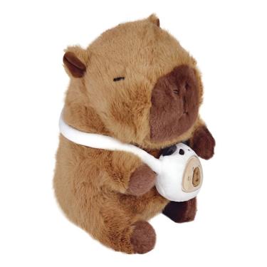 Imagem de Pelúcia Capivara com Bolsinha - 20cm - DM Toys 