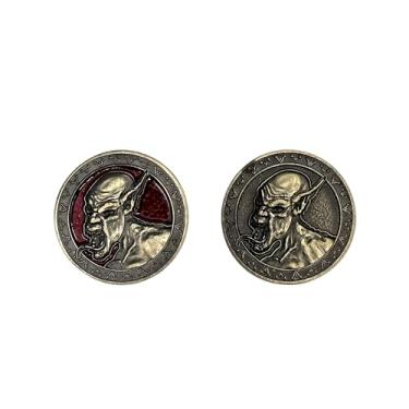 Imagem de Norse Foundry Monster Coins – Ghoul (10 Pack) | 25mm Zinc Alloy RPG Tokens with Red Enamel Finish | Premium Fantasy Props for DND, Pathfinder, Tabletop Gaming, Encounters & Collectible Sets
