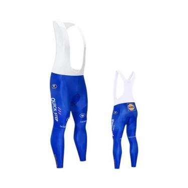 Imagem de Calças Térmicas De Ciclismo Masculinas Para Inverno Quick Step Fleece 