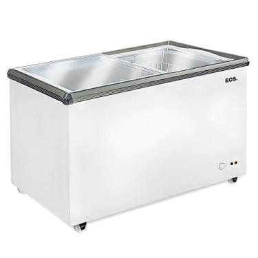 Imagem de Freezer Expositor Horizontal Dupla Ação 320 Litros Eco Gelo Tampa De V