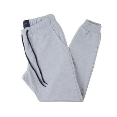 Imagem de Calça Masculina King&Joe Comfort Moletom Mescla Cinza - CL20301-Masculino