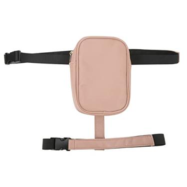 Imagem de SPYMINNPOO Bolsa para Pernas Com Arnês para Coxa, Pochete Durável Em Couro PU para Mulheres, Parque Temático, Corrida Diária (Rosa)