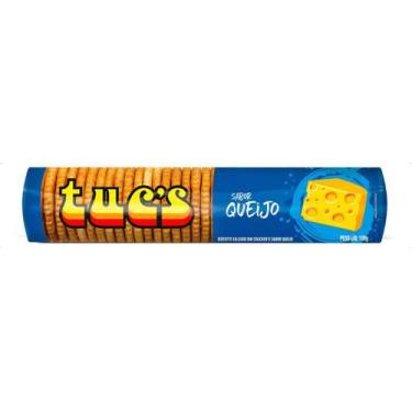 Imagem de Kit c/ 6 Biscoito Din Cracker's Queijo Tuc's 100g
