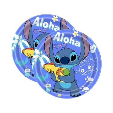 Imagem de Suprimentos Para Festa De Aniversário Lilo E Stitch: Copos, Pratos, To