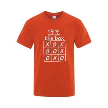 Imagem de Camiseta Masculina 100% Algodão Verão Estampa De Jogo Casual Solta Gol