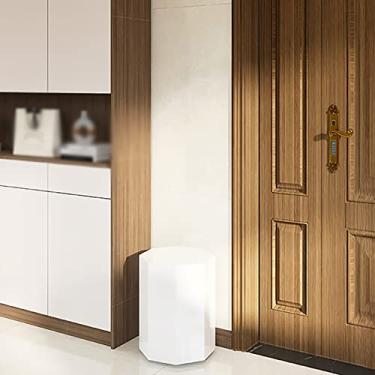 Imagem de Armário de sapatos com portas, armário giratório para sapatos de 3 níveis/6 camadas/9 níveis com prateleiras ajustáveis, armário organizador de sapatos oculto para armário de entrada e corredor