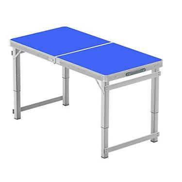 Imagem de ZXLPHA , Mesa de jantar e cadeira dobrável para uso externo, doméstica, mesa pequena portátil, mesa de estudo, fácil de carregar