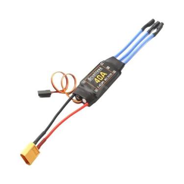 Imagem de Controlador Eletrônico De Velocidade (ESC) Brushless 40A 2-4S Com UBEC