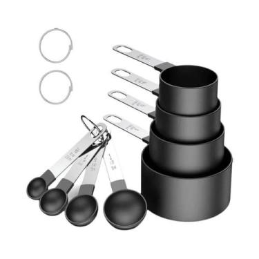 Imagem de Conjunto De Cozinha Em Aço Inoxidável E Silicone Com 8 Peças: Colheres