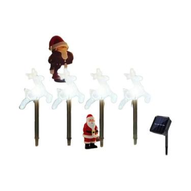 Imagem de Luzes De Natal Solares À Prova d'Água Para Jardim, Conjunto De 4 Peças