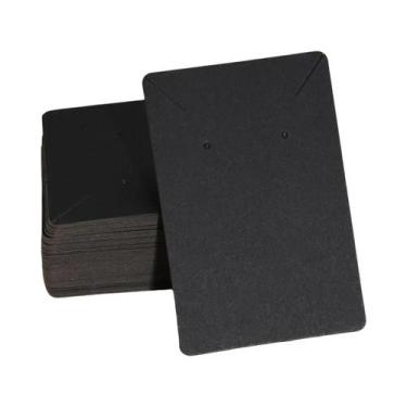 Imagem de Cartões De Exibição De Joias Em Papel Kraft 6x9cm, 50 Unidades Para Em