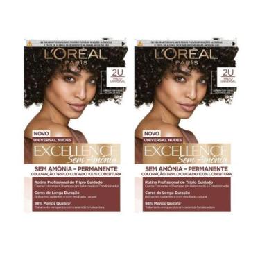 Imagem de Coloraçao Imedia Sem Amonia 2U Preto - Kit Com 2Un - Imédia