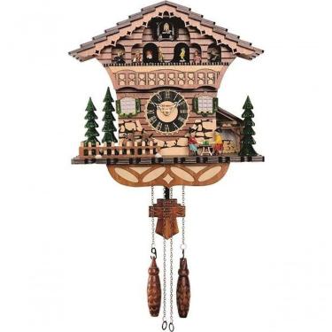Imagem de Relógio De Parede Cuco Herweg Bailarinos Musical 530005